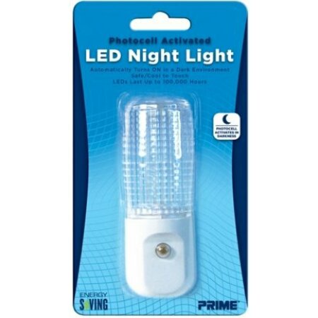 PRIME WIRE & CABLE AUTOMATIC LED NIGHT LIGHT WHITE NLAE33